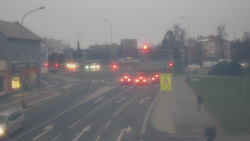 Křižovatka ulic Komenského a Velké Novosady