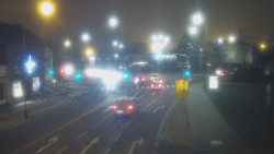 Křižovatka ulic Komenského a Velké Novosady