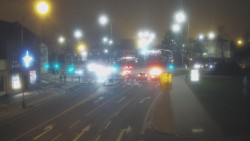 Křižovatka ulic Komenského a Velké Novosady