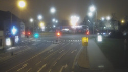 Křižovatka ulic Komenského a Velké Novosady