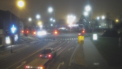 Křižovatka ulic Komenského a Velké Novosady