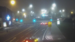 Křižovatka ulic Komenského a Velké Novosady