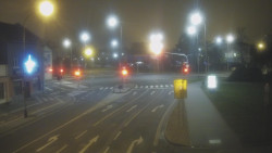 Křižovatka ulic Komenského a Velké Novosady