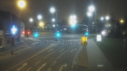 Křižovatka ulic Komenského a Velké Novosady