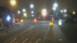 Křižovatka ulic Komenského a Velké Novosady