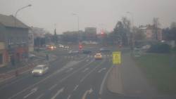 Křižovatka ulic Komenského a Velké Novosady