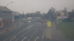 Křižovatka ulic Komenského a Velké Novosady