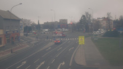 Křižovatka ulic Komenského a Velké Novosady