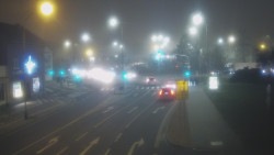 Křižovatka ulic Komenského a Velké Novosady