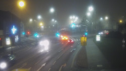 Křižovatka ulic Komenského a Velké Novosady