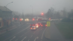 Křižovatka ulic Komenského a Velké Novosady