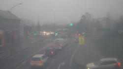 Křižovatka ulic Komenského a Velké Novosady