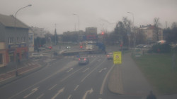 Křižovatka ulic Komenského a Velké Novosady