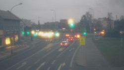 Křižovatka ulic Komenského a Velké Novosady