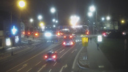 Křižovatka ulic Komenského a Velké Novosady