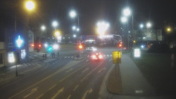 Křižovatka ulic Komenského a Velké Novosady