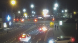 Křižovatka ulic Komenského a Velké Novosady