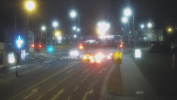 Křižovatka ulic Komenského a Velké Novosady