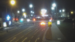 Křižovatka ulic Komenského a Velké Novosady