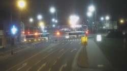 Křižovatka ulic Komenského a Velké Novosady