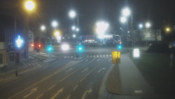 Křižovatka ulic Komenského a Velké Novosady