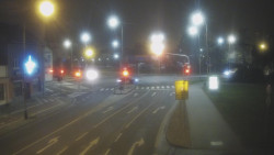 Křižovatka ulic Komenského a Velké Novosady