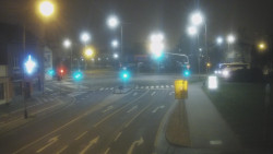 Křižovatka ulic Komenského a Velké Novosady