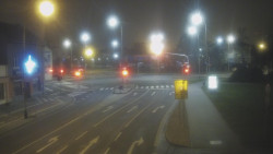 Křižovatka ulic Komenského a Velké Novosady