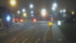 Křižovatka ulic Komenského a Velké Novosady