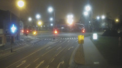 Křižovatka ulic Komenského a Velké Novosady