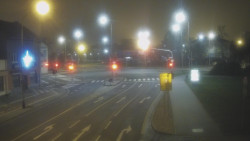 Křižovatka ulic Komenského a Velké Novosady