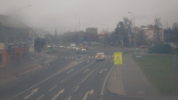 Křižovatka ulic Komenského a Velké Novosady