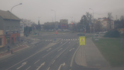 Křižovatka ulic Komenského a Velké Novosady