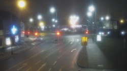 Křižovatka ulic Komenského a Velké Novosady