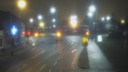 Křižovatka ulic Komenského a Velké Novosady