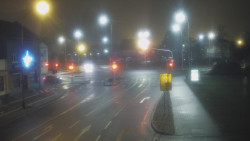 Křižovatka ulic Komenského a Velké Novosady