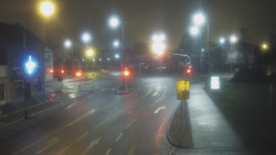 Křižovatka ulic Komenského a Velké Novosady