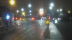 Křižovatka ulic Komenského a Velké Novosady