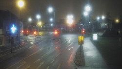 Křižovatka ulic Komenského a Velké Novosady