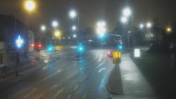 Křižovatka ulic Komenského a Velké Novosady