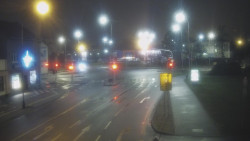 Křižovatka ulic Komenského a Velké Novosady