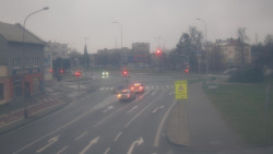 Křižovatka ulic Komenského a Velké Novosady