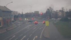 Křižovatka ulic Komenského a Velké Novosady