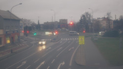 Křižovatka ulic Komenského a Velké Novosady