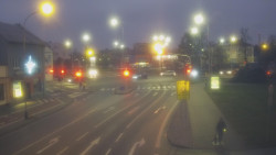 Křižovatka ulic Komenského a Velké Novosady