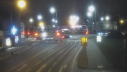 Křižovatka ulic Komenského a Velké Novosady