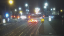 Křižovatka ulic Komenského a Velké Novosady