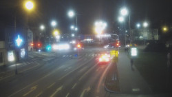 Křižovatka ulic Komenského a Velké Novosady