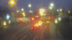 Křižovatka ulic Komenského a Velké Novosady