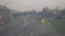 Křižovatka ulic Komenského a Velké Novosady